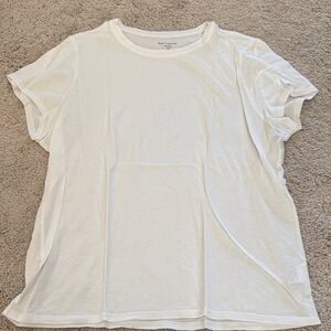 Women's White Short Sleeve Tee